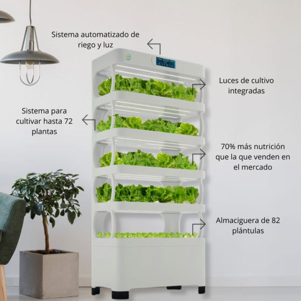 Torre Hidropónica EcoHydro PRO - Imagen 2